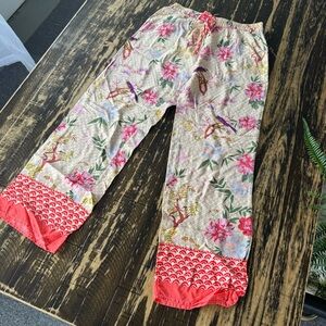 💫 World Market Floral Boho Pants – Size Small/Medium